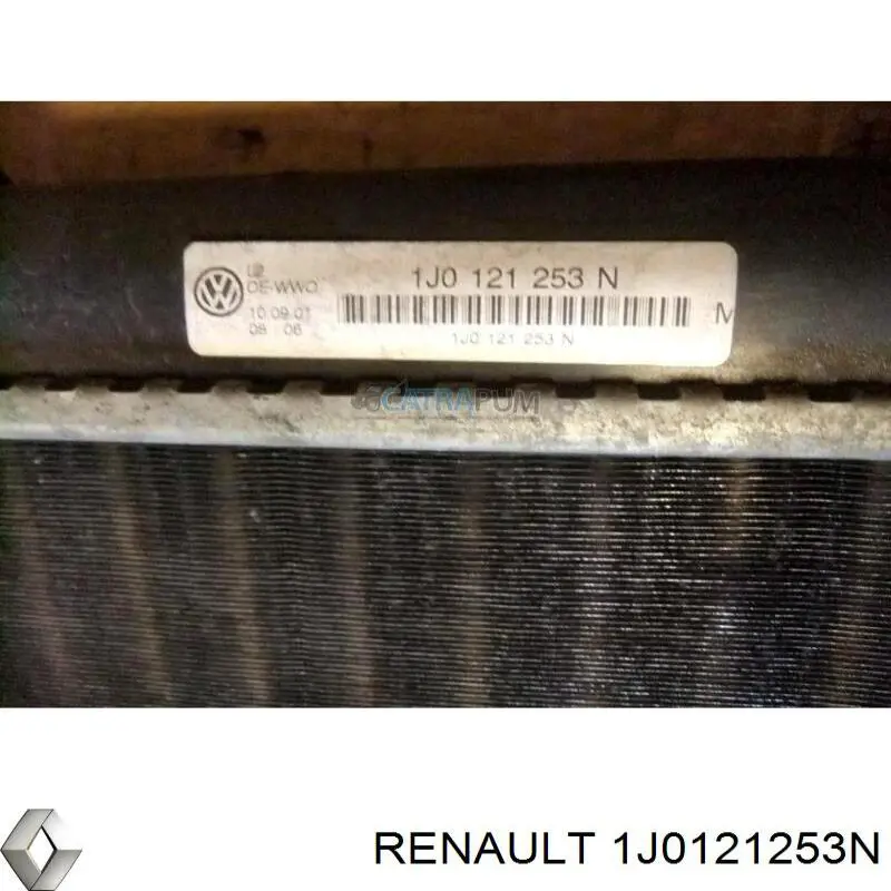 1J0121253N Renault (RVI) radiador refrigeración del motor