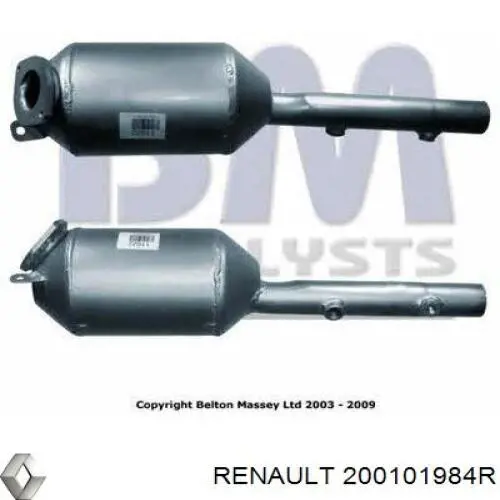 Comprar 200101984R Renault (RVI) Filtro de partículas (FAP)