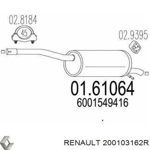 ED 02.29 Edex silenciador posterior