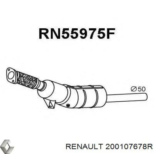 200107678R Renault (RVI) DPF