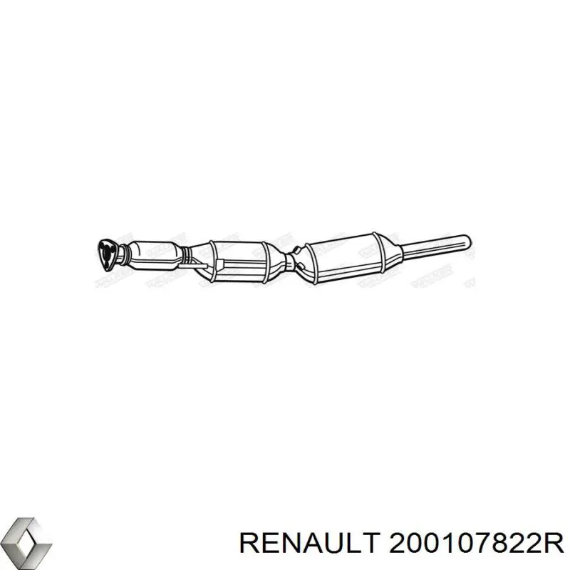 200106590R Renault (RVI) catalizador