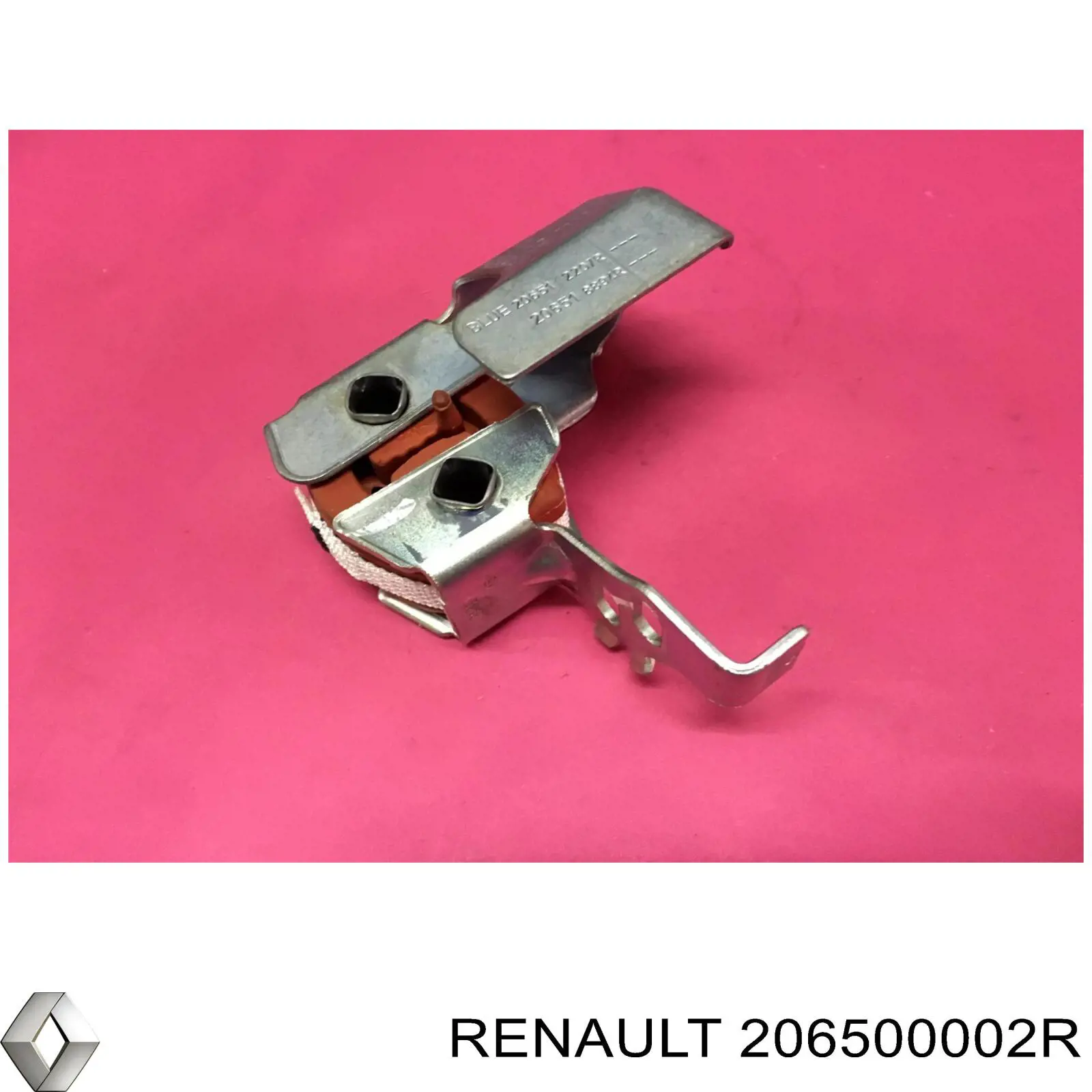 206500002R Renault (RVI) abrazadera de tubo de escape trasera