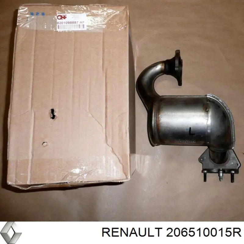 Pieza de fijación, sistema de escape RENAULT 206510015R