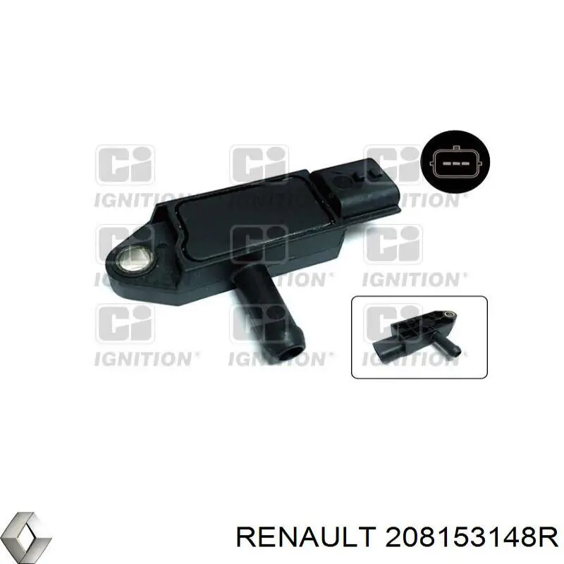 Comprar 208153148R Renault (RVI) Sensor de presion gases de escape