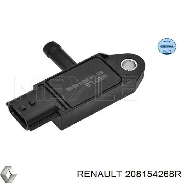 208154268R Renault (RVI) sensor de presion gases de escape