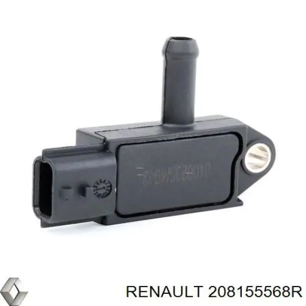 208155568R Renault (RVI) sensor de presion gases de escape