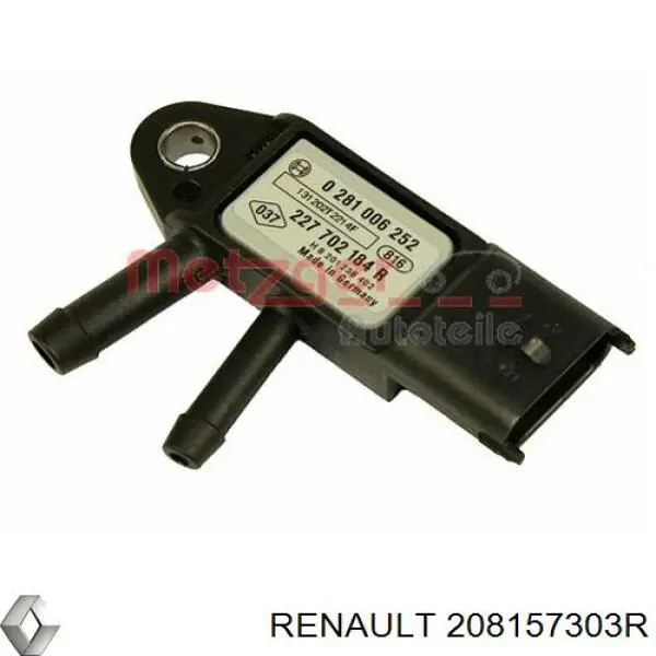 Comprar 208157303R Renault (RVI) Sensor de presion gases de escape