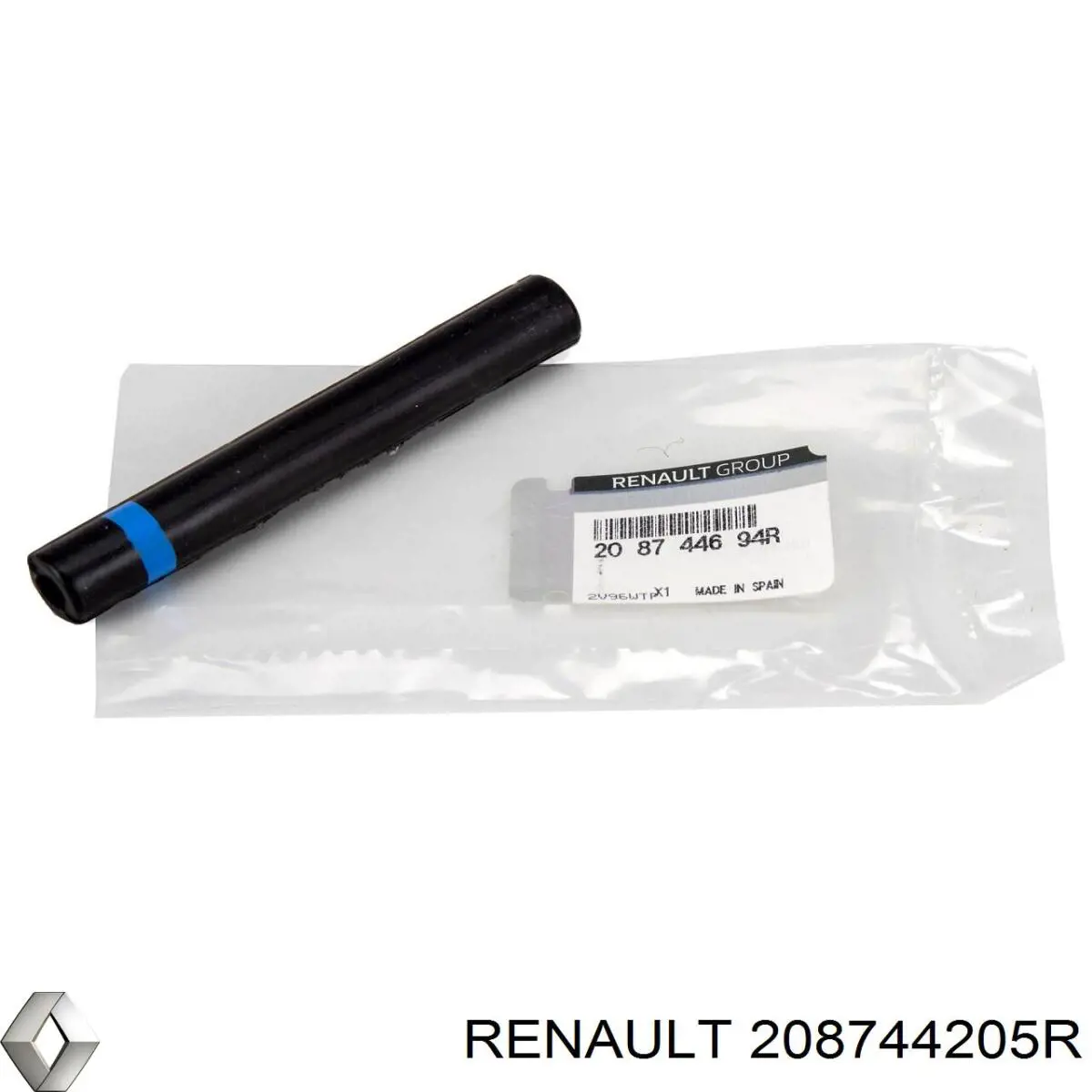 208744205R Renault (RVI) tubo sensor de presión de escape