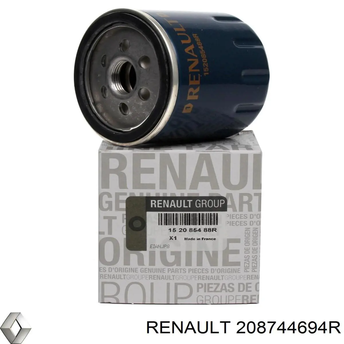 Tubo del sensor de presión de gases de escape 2087400QAC Renault (RVI)