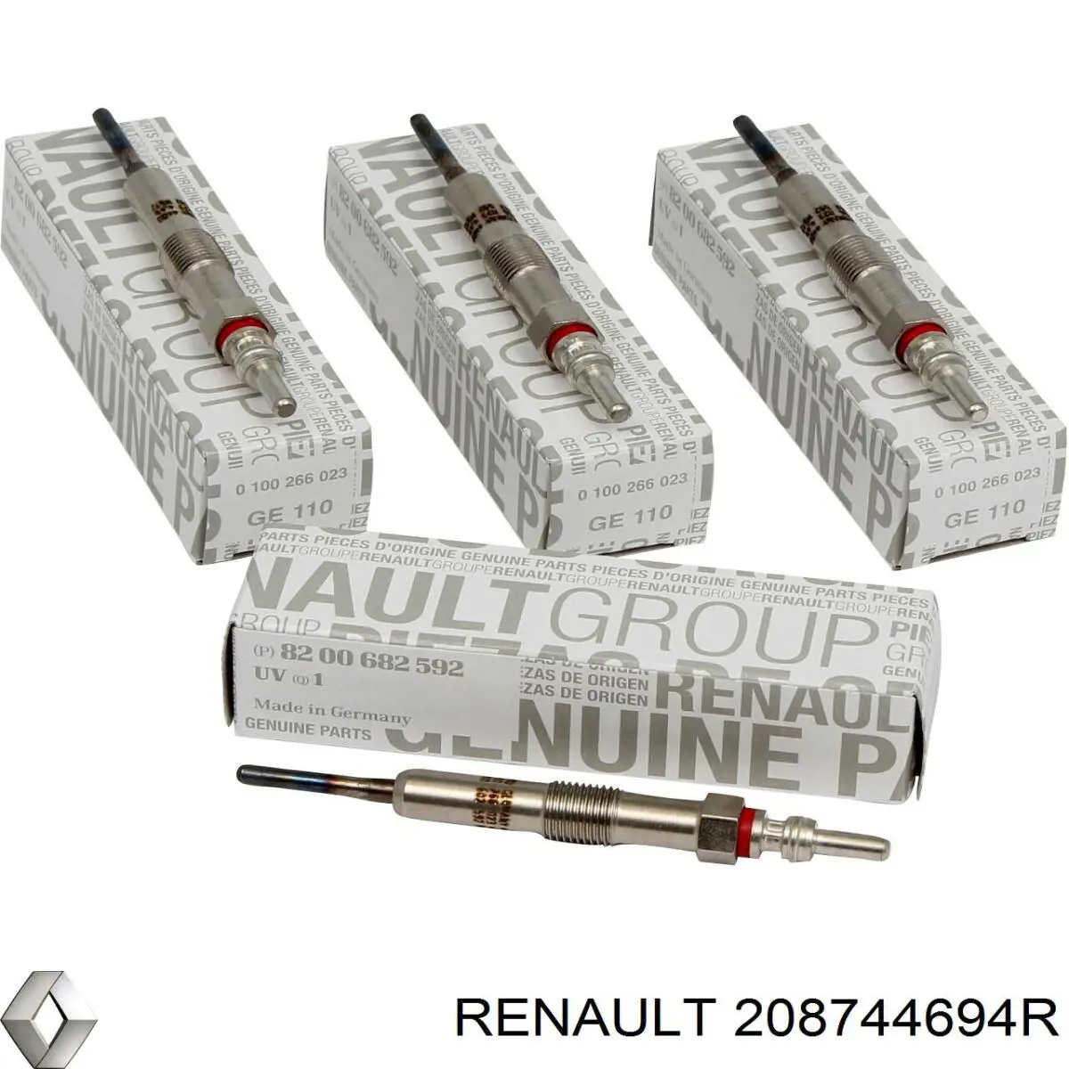 Tubo del sensor de presión de gases de escape Renault (RVI) 2087400QAC