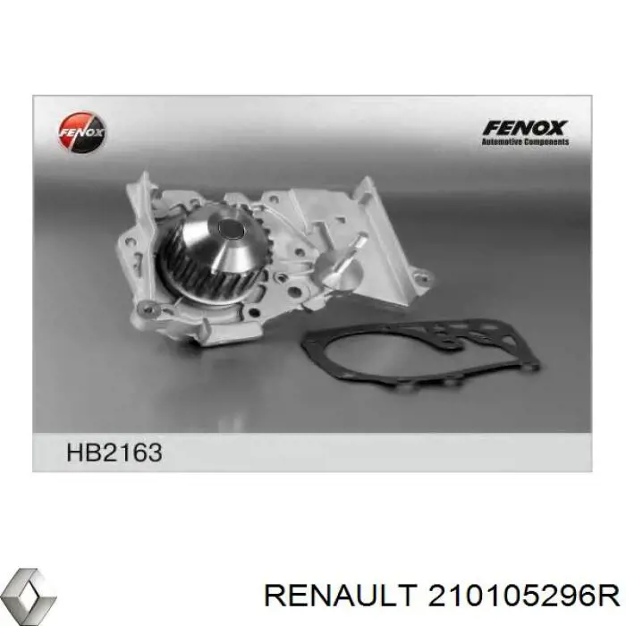 Bombeadora de agua Renault (RVI) 210105296R precio, desde 35,36 EUR