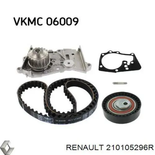 Bomba de agua 210105296R Renault (RVI)