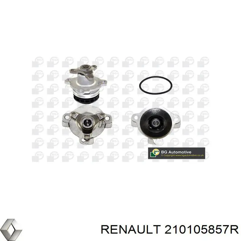 Comprar 210105857R Renault (RVI) Bomba de agua para motor