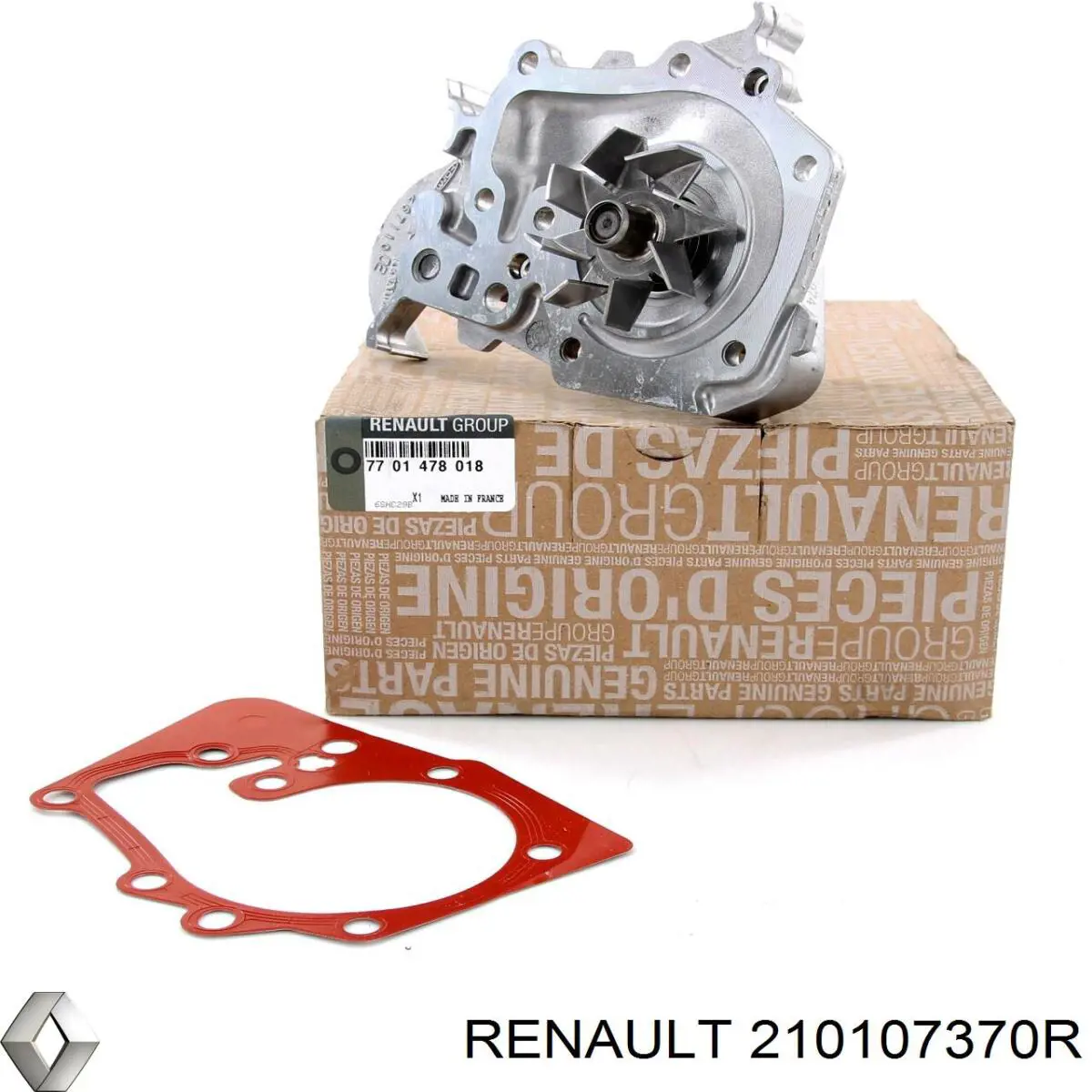 Bombeadora de agua Renault (RVI) 210107370R precio, desde 32,52 EUR