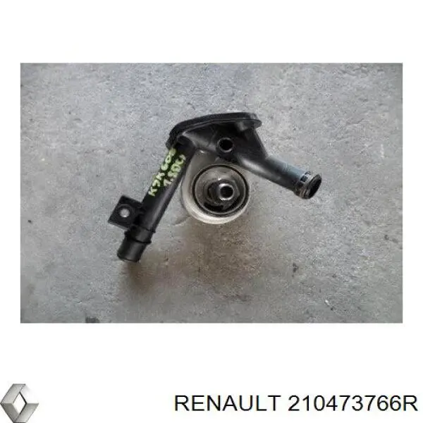 210473766R Renault (RVI) brida del sistema de refrigeración (triple)
