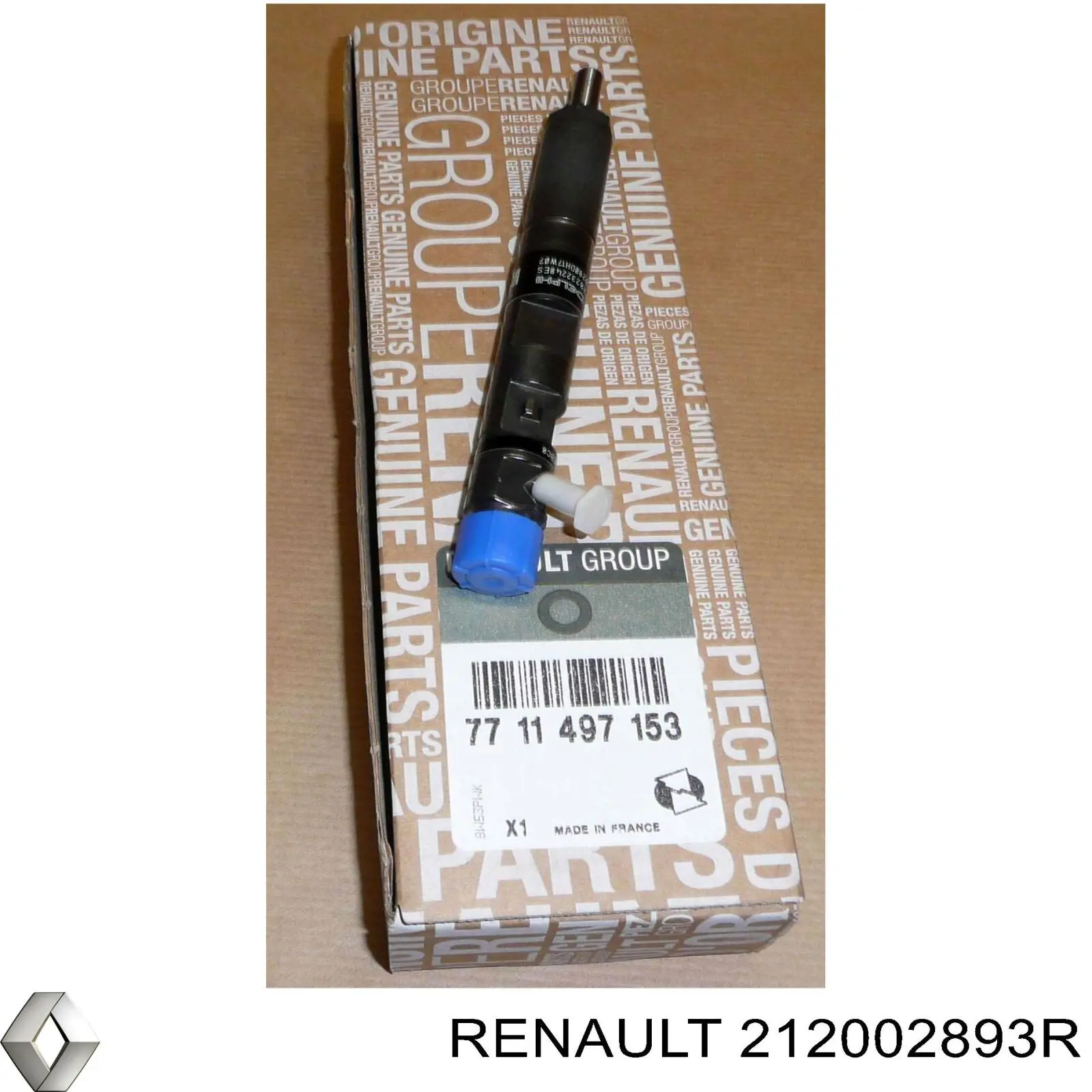 Caja de termostato 212002893R Renault (RVI)