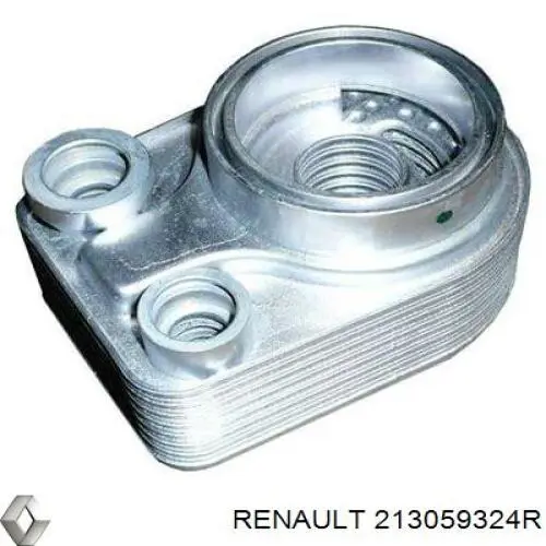 213059324R Renault (RVI) radiador de aceite, bajo de filtro