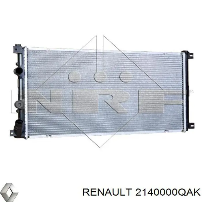 Radiador refrigeración del motor Renault Master 2 HD, FD