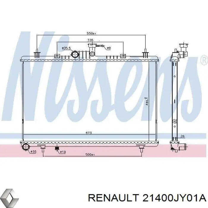 21400JY01A Renault (RVI)