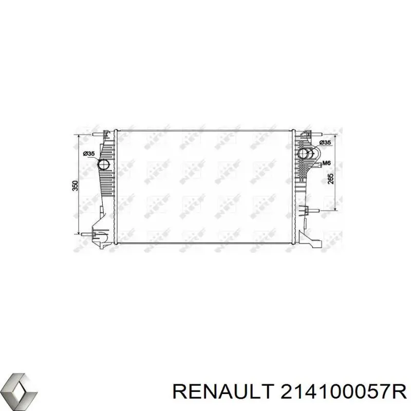 Água radiador Renault (RVI) 214100057R precio, desde 92,93 EUR