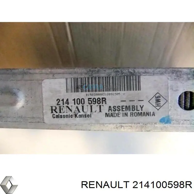 Comprar 214100598R Renault (RVI) Radiador de auto