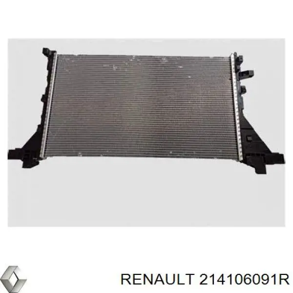 214106091R Renault (RVI) radiador refrigeración del motor