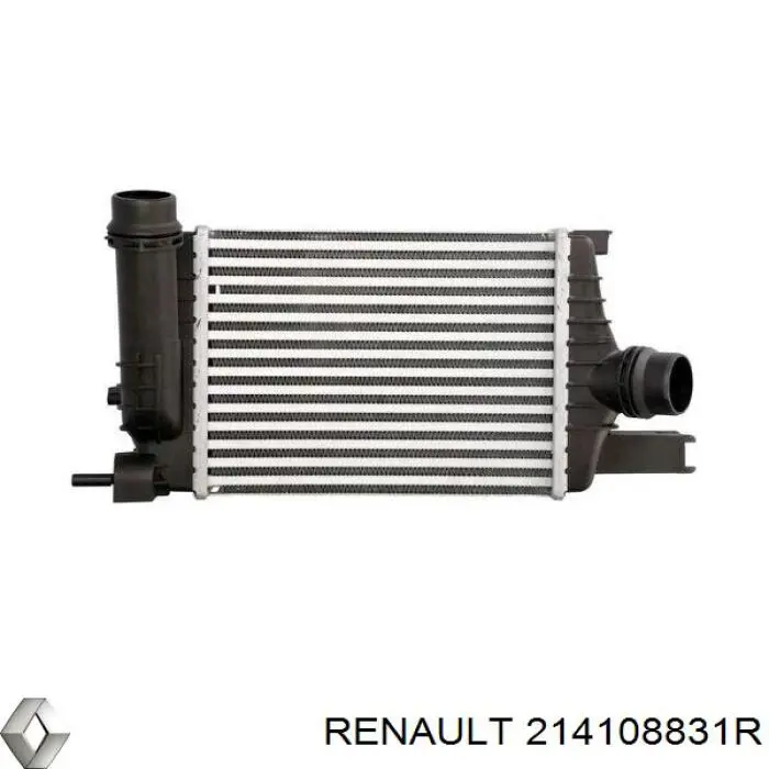 214108831R Renault (RVI) radiador de aire de admisión