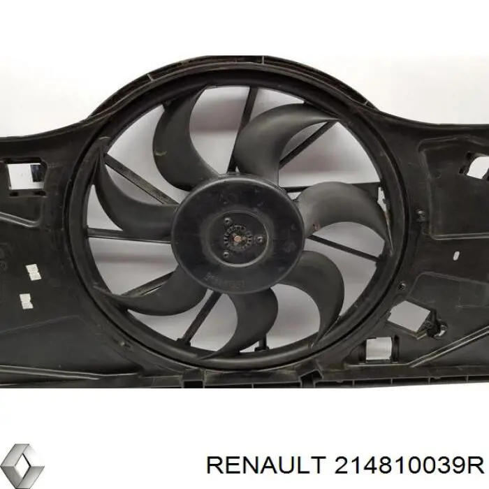 214810035R Renault (RVI) ventilador (rodete +motor refrigeración del motor con electromotor completo)