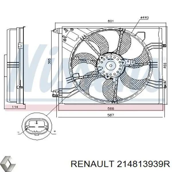 Comprar 214813939R Renault (RVI) Ventilador del motor