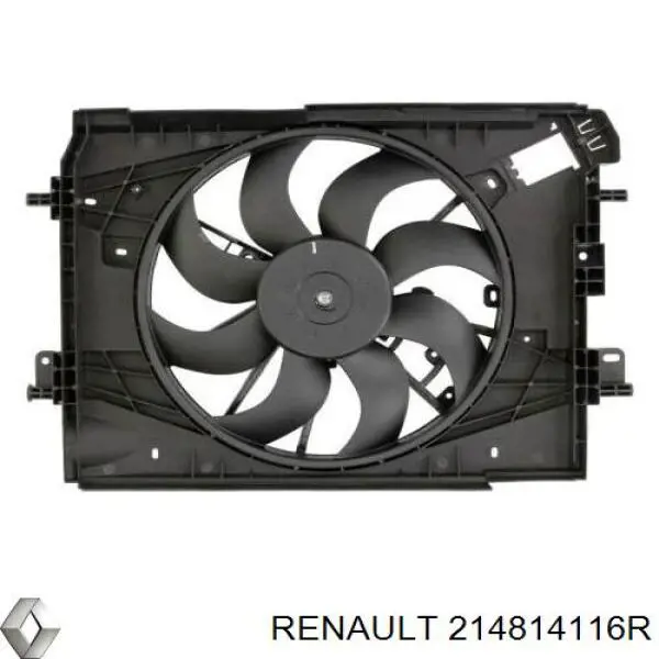 214814116R Renault (RVI) ventilador del motor
