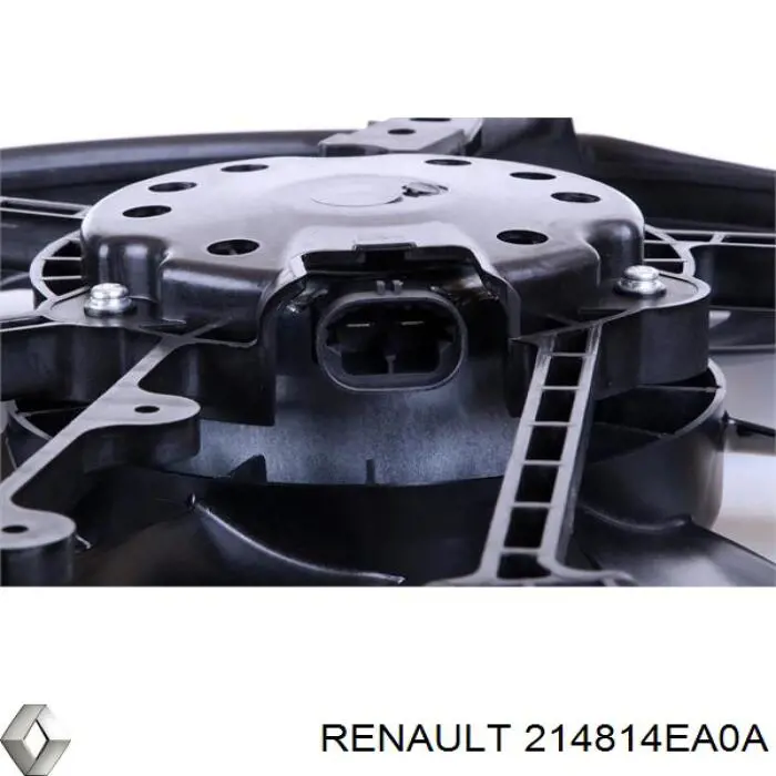 214814EA0A Renault (RVI) difusor de radiador, ventilador de refrigeración, condensador del aire acondicionado, completo con motor y rodete