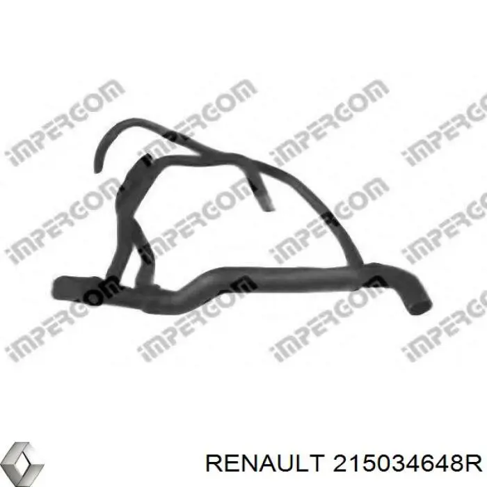 Manguera inferior del radiador Renault (RVI) 215034648R precio, desde 51,54 EUR