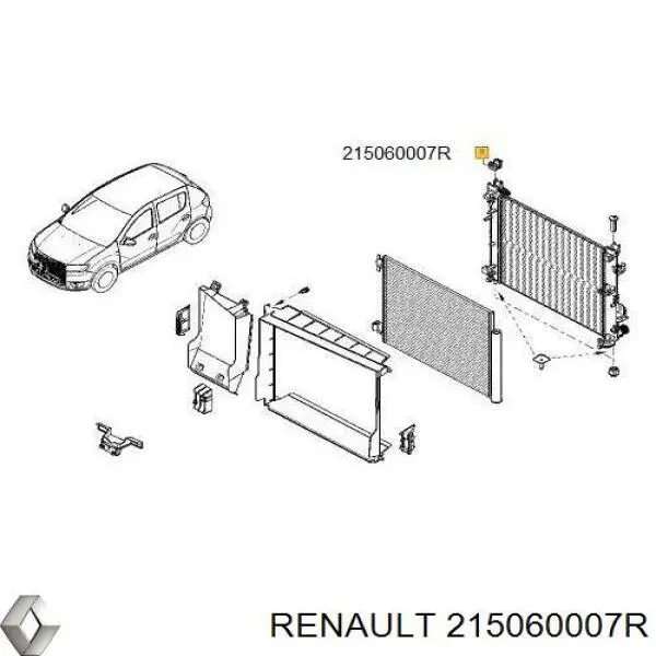 Soporte superior de radiador Metalcaucho 06811 precio, desde 2,93 EUR