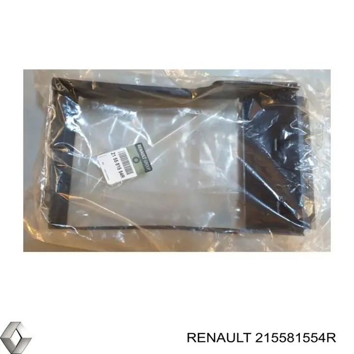 215581554R Renault (RVI) deflector de aire, radiador intercooler