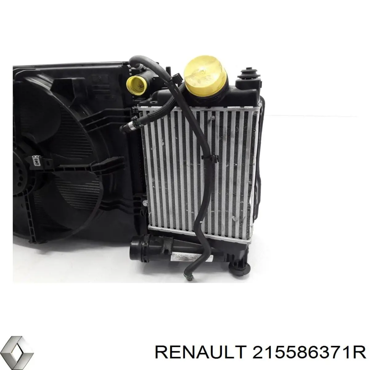 Deflector de aire del radiador del intercooler 215586371R Renault (RVI)