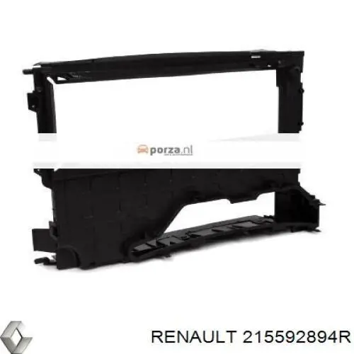 Comprar 215592894R Renault (RVI) Deflector de aire del radiador izquierdo