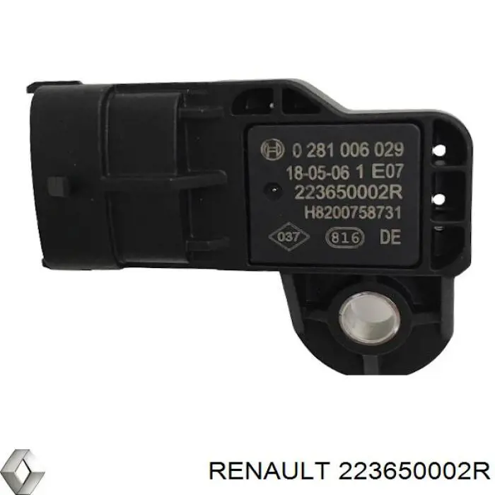 Sensor, presión colector de admisión  Renault (RVI) 223650002R precio, desde 32,97 EUR