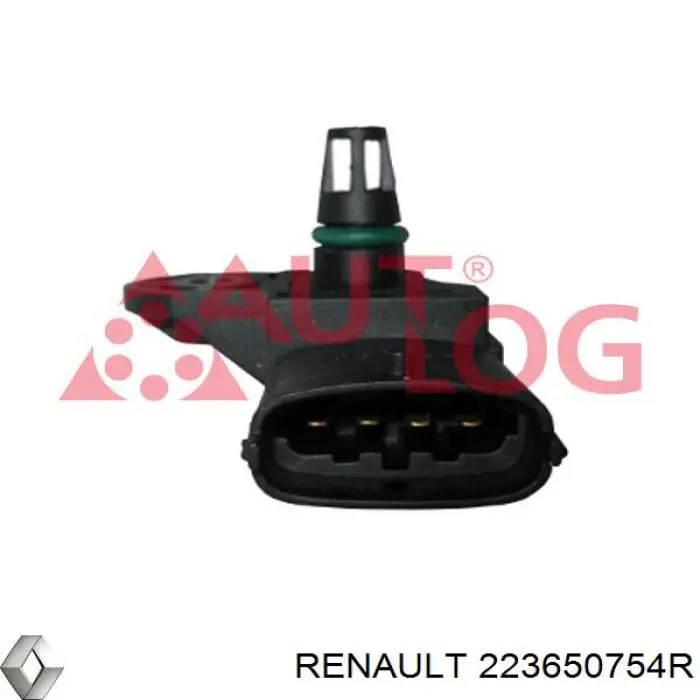 223650754R Renault (RVI) sensor de presion del colector de admision