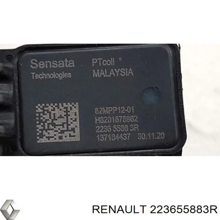 223655883R Renault (RVI) Sensor de presión EGR