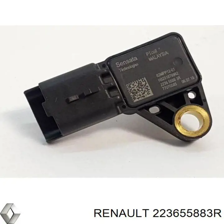223655883R Renault (RVI) sensor de presión egr