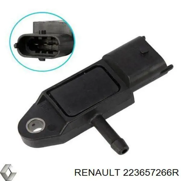 223657266R Renault (RVI) Sensor de presión de sobrealimentación