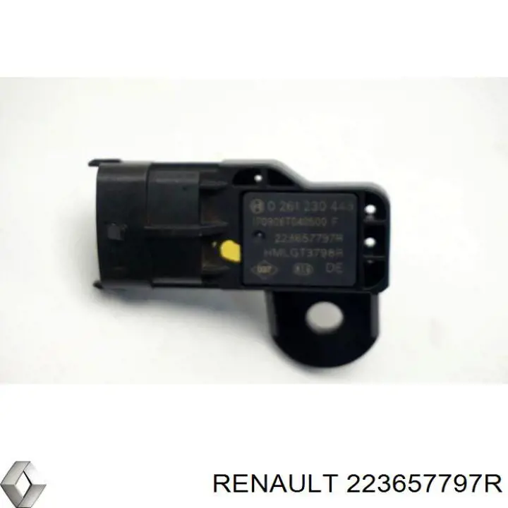 Sensor de presión del colector de admisión 223657797R Renault (RVI)