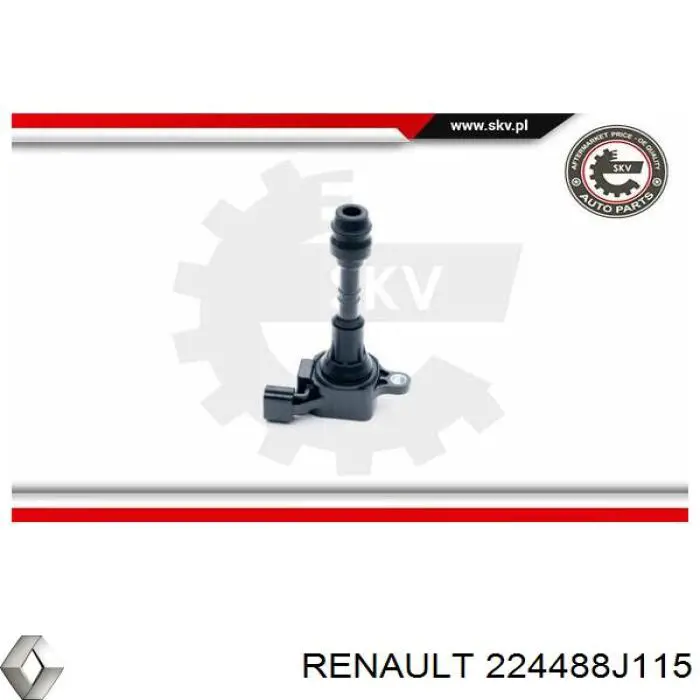 224488J115 Renault (RVI) bobina