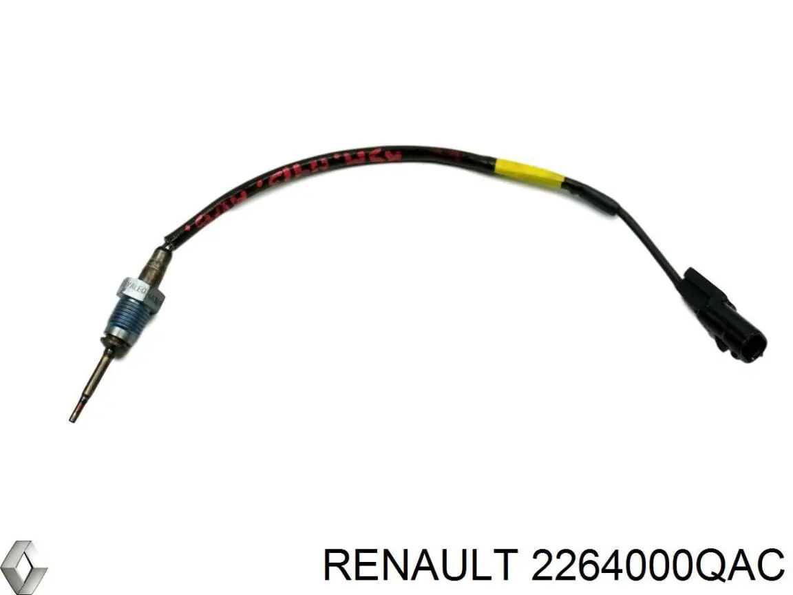 2264000QAC Renault (RVI) sensor de temperatura, gas de escape, antes de catalizador