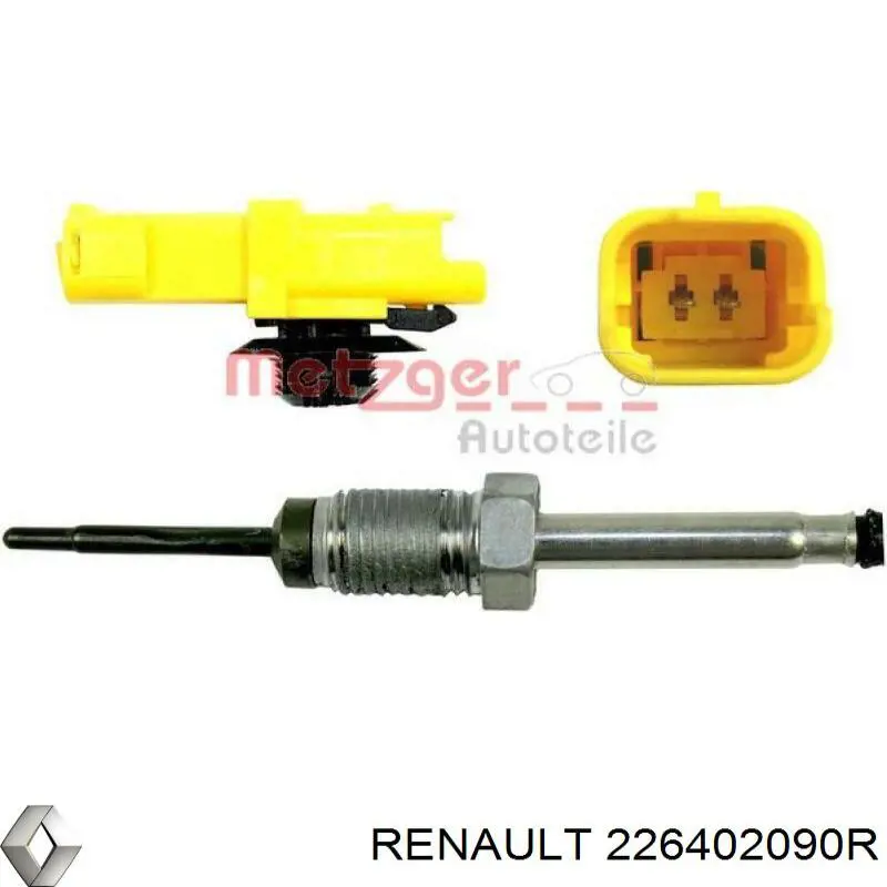 Sensor de temperatura de gases de escape antes de la turbina Renault (RVI) 226402090R precio, desde 93,03 EUR
