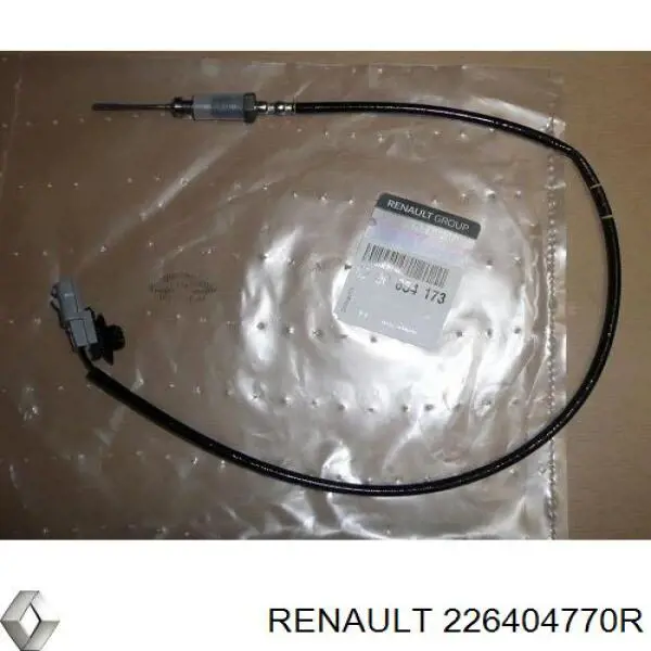 Sensor de temperatura de gases de escape de la válvula EGR 226404770R Renault (RVI)