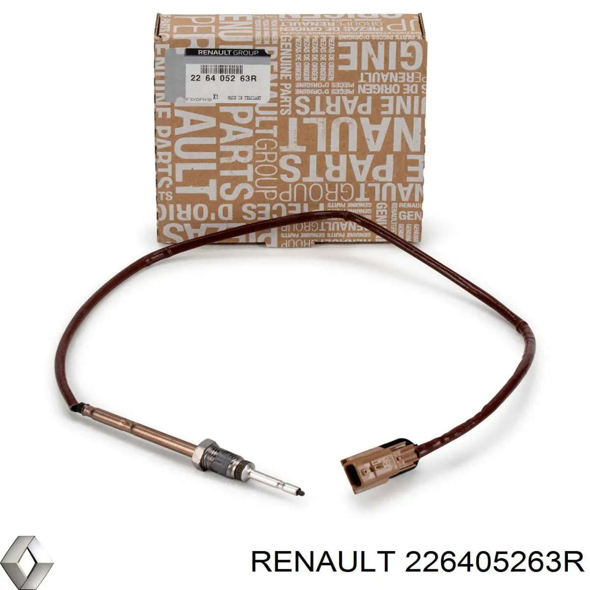 226405263R Renault (RVI) sensor de temperatura, gas de escape, antes de catalizador