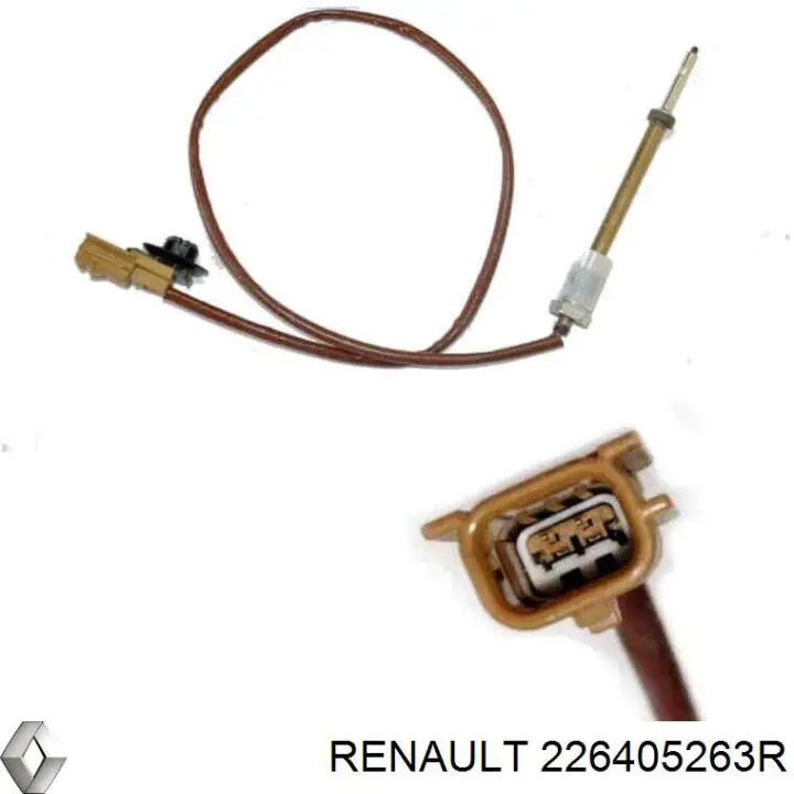 Comprar 226405263R Renault (RVI) Sensor de temperatura, gas de escape, antes de catalizador