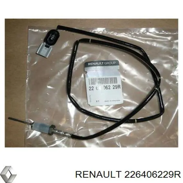 Sensor de temperatura, gas de escape, Filtro hollín/partículas para Renault Fluence (B3)