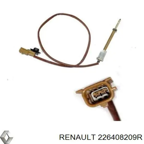 Sensor de temperatura de gases de escape antes del catalizador Renault (RVI) 226408209R precio, desde 62,62 EUR